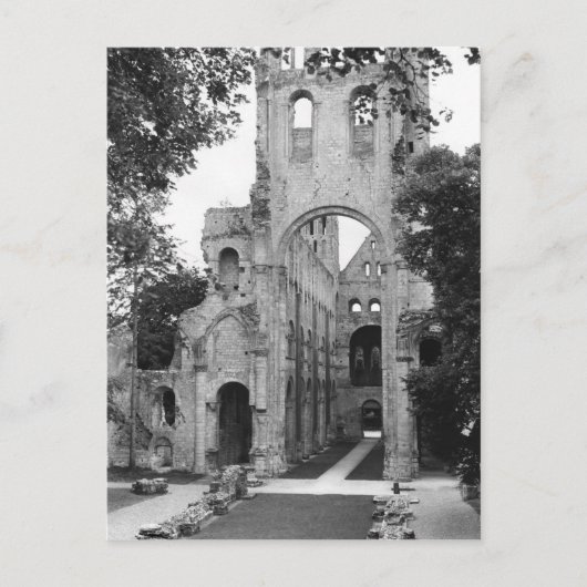 Uitzicht van het kerkinterieur, c.1052-67 briefkaart (Voorkant)