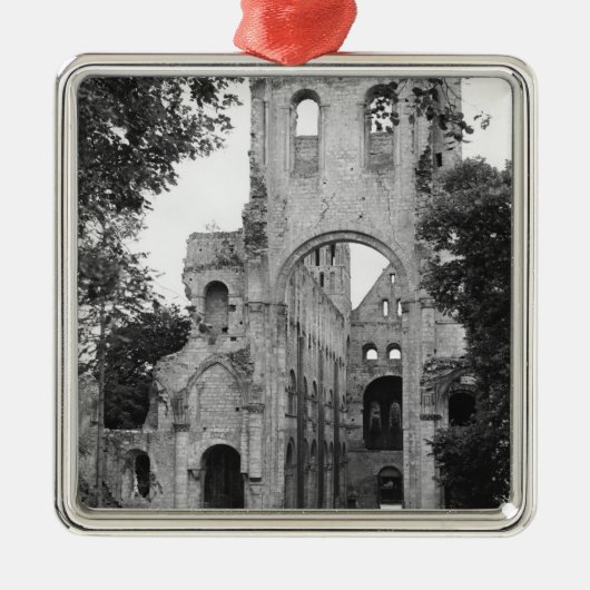 Uitzicht van het kerkinterieur, c.1052-67 metalen ornament (Voorkant)