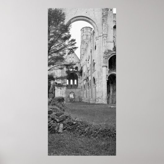 Uitzicht van het kerkinterieur, c.1052-67 poster (Voorkant)