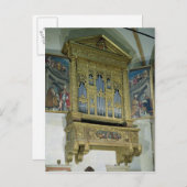 Uitzicht van het kerkorgaan, c.1590 briefkaart (Voorkant / Achterkant)