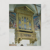 Uitzicht van het kerkorgaan, c.1590 briefkaart (Voorkant)