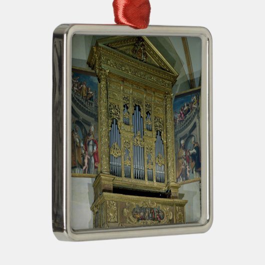 Uitzicht van het kerkorgaan, c.1590 metalen ornament (Rechts)