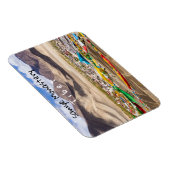 Uitzicht van het klooster Samye - Tibet, Azië Magneet (Rechterzijde)