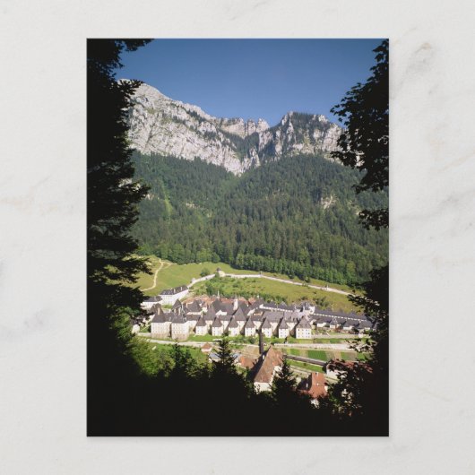 Uitzicht van het kloostercomplex briefkaart (Voorkant)