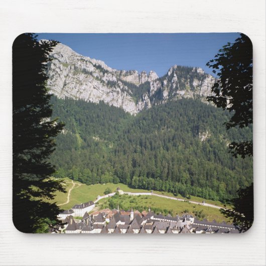 Uitzicht van het kloostercomplex muismat (Voorkant)