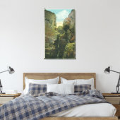 Uitzicht van het Knipsel van de Bald Canvas Afdruk (Insitu (Slaapkamer))
