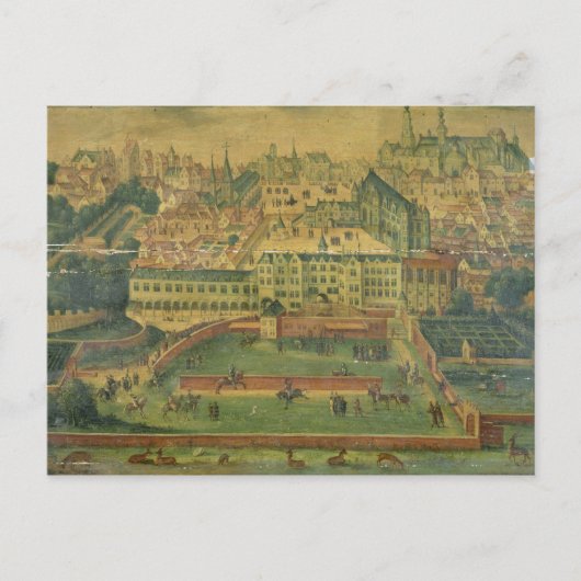 Uitzicht van het Koninklijk Paleis, Brussel Briefkaart (Voorkant)