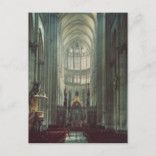 Uitzicht van het koor briefkaart