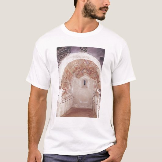 Uitzicht van het koor met frescoes t-shirt (Voorkant)