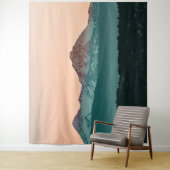 Uitzicht van het korstzonnegebergte // Oranje hemd Wandkleed (In situ)