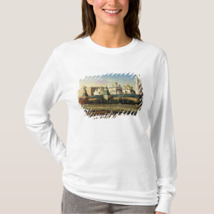 Uitzicht van het Kremlin in Moskou uit de Embankat T-shirt