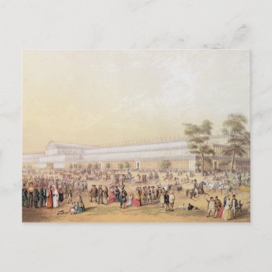 Uitzicht van het Kristalpaleis Briefkaart (Voorkant)