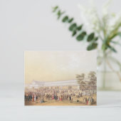 Uitzicht van het Kristalpaleis Briefkaart (Staand voorkant)