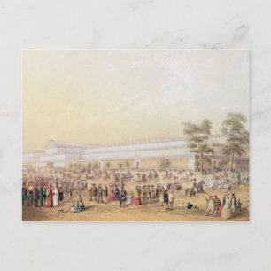 Uitzicht van het Kristalpaleis Briefkaart