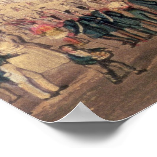 Uitzicht van het Kristalpaleis Poster (Hoek)