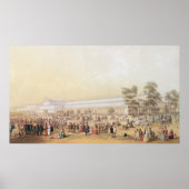 Uitzicht van het Kristalpaleis Poster (Voorkant)