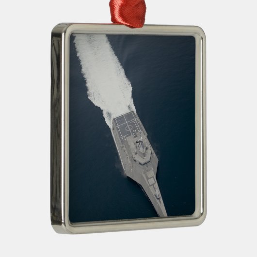 Uitzicht van het kustgevechtsschip metalen ornament (Rechts)