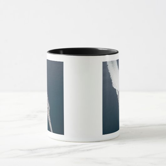 Uitzicht van het kustgevechtsschip mok (Midden)