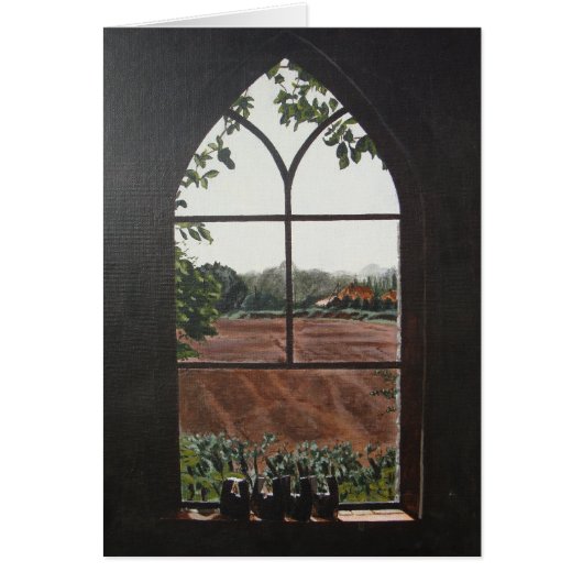 uitzicht van het landschap van de kerk (Voorkant)