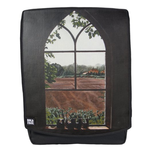 uitzicht van het landschap van de kerk rugtassen (Voorkant)