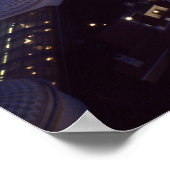 Uitzicht van het Las Vegas Strip 's nachts Poster (Hoek)