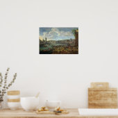 Uitzicht van het Louvre en de Tour de Nesles Poster (Keuken)