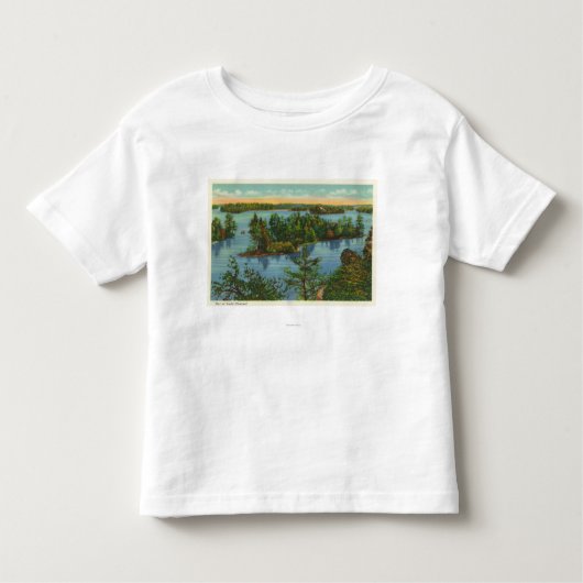 Uitzicht van het luchtkanaal buiten de acht kinder shirts (Voorkant)
