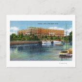 Uitzicht van het Marshall House Briefkaart (Voorkant)