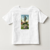Uitzicht van het Massasoit standbeeld # 2 Kinder Shirts (Voorkant)