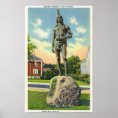 Uitzicht van het Massasoit standbeeld # 2 Poster (Voorkant)