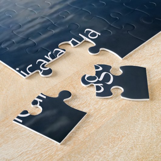 uitzicht van het meer apoyo legpuzzel (Zijkant)