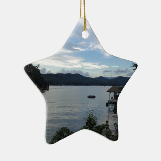 Uitzicht van het meer Burton Keramisch Ornament (Rechts)