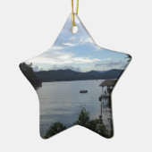 Uitzicht van het meer Burton Keramisch Ornament (Links)