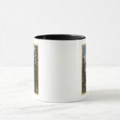 Uitzicht van het meer door de pijnbomen # 2 mok (Midden)