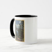 Uitzicht van het meer door de pijnbomen # 2 mok (Voorkant links)