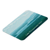 Uitzicht van het meer en de bergen magneet (Linkerzijde)