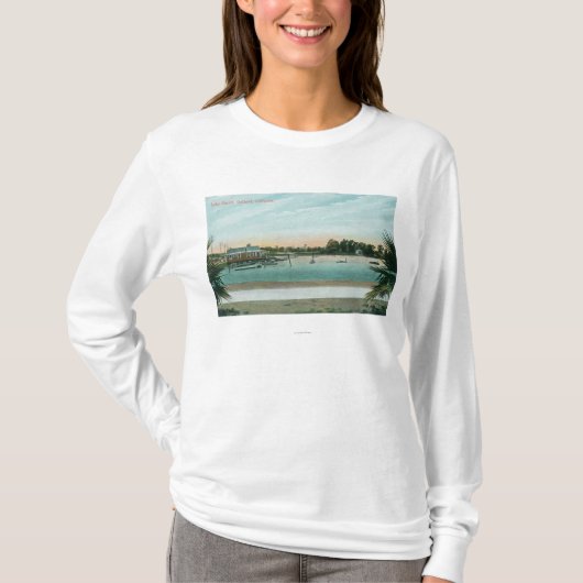 Uitzicht van het meer Merritt Oakland, CA T-shirt (Voorkant)