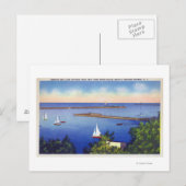 Uitzicht van het meer Ontario Briefkaart (Voorkant / Achterkant)