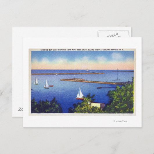 Uitzicht van het meer Ontario Briefkaart (Voorkant / Achterkant)