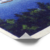 Uitzicht van het meer Ontario Poster (Hoek)