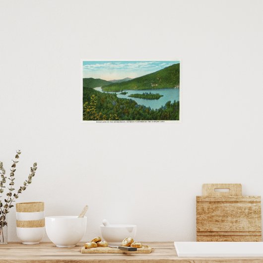 Uitzicht van het meer poster (Keuken)