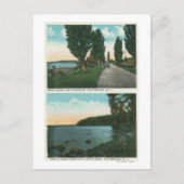 Uitzicht van het meer van ChamPlaarddrive Briefkaart (Voorkant)