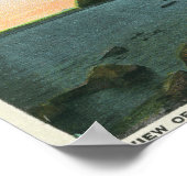 Uitzicht van het meer van ChamPlaarddrive Poster (Hoek)