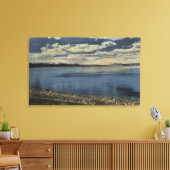 Uitzicht van het meer van Crowley Canvas Afdruk (Insitu (Woonkamer))