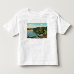 Uitzicht van het meer van de Fenimore Cooper Hwy Kinder Shirts