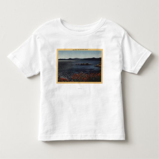 Uitzicht van het meer van de noordelijke Shores Kinder Shirts (Voorkant)