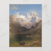 Uitzicht van het meer van Gosau naar de Dachstein Briefkaart (Voorkant)