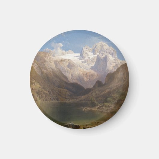 Uitzicht van het meer van Gosau naar de Dachstein Magneet (Voorkant)