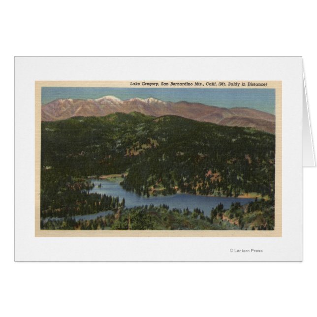 Uitzicht van het meer van Gregory en San Bernardin (Voorkant Horizontaal)