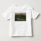Uitzicht van het meer van Gregory en San Bernardin Kinder Shirts (Voorkant)
